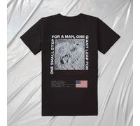 NASA Apollo 11 One Small Step Unisex T-Shirt - Black - XL