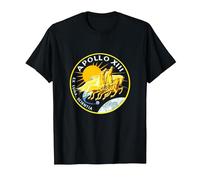 NASA Apollo 13 Mission Badge T-Shirt, Men, Black, 5X-Large