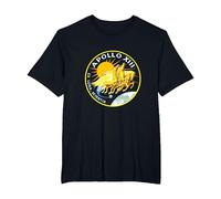 NASA Apollo 13 Mission Badge T-Shirt, Men's Big and Tall, Black, 3X Tall