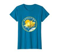 NASA Apollo 13 Mission Badge T-Shirt, Women, Sapphire Blue, X-Small