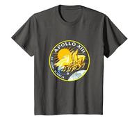 NASA Apollo 13 Mission Badge T-Shirt, Youth, Asphalt Grey, Medium
