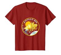 NASA Apollo 13 Mission Badge T-Shirt, Youth, Cranberry Red, 2T