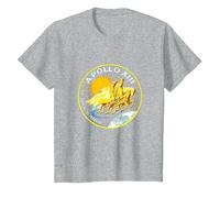 NASA Apollo 13 Mission Badge T-Shirt, Youth, Heather Grey, 2T