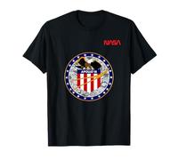 NASA Apollo 16 Mission Moon landing Worm Logo T-Shirt