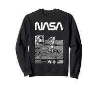 NASA Apollo Mission Astronaut Moon Worm Logo Sweatshirt