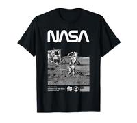 NASA Apollo Mission Astronaut Moon Worm Logo T-Shirt