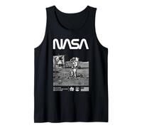NASA Apollo Mission Astronaut Moon Worm Logo Tank Top