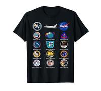 NASA Apollo Missions Patch Space Shuttle Insignia Logo T-Shirt