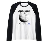 NASA - Apollo XII Lunar Surface Raglan Baseball Tee