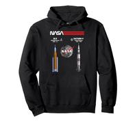 NASA Artemis Apollo Moon Mission SLS Saturn V Pullover Hoodie