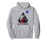 NASA Artemis II Mission Patch Commemorative Meatball Logo Pullover Hoodie
