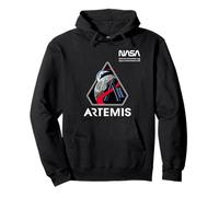 NASA Artemis II Mission Patch Worm Logo Pullover Hoodie