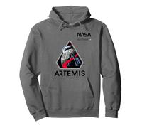 NASA Artemis II Mission Patch Worm Logo Pullover Hoodie