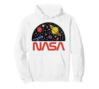 Nasa Artemis II NASA Planets Telescope Rocket Pullover Hoodie