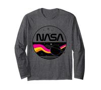 NASA Artemis II NASA Retro Saturn Space Mission Long Sleeve T-Shirt