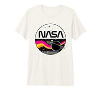 NASA Artemis II NASA Retro Saturn Space Mission Premium T-Shirt