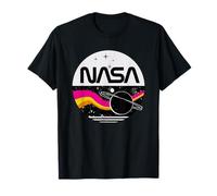 NASA Artemis II NASA Retro Space Planet Saturn T-Shirt