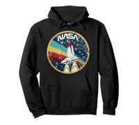 Nasa Artemis II NASA Retro Space Shuttle Mission Badge Pullover Hoodie