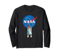 NASA Artemis II NASA Space Shuttle Emblem Long Sleeve T-Shirt