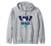 Nasa Artemis II SPACE Astronaut Moon Mission Zip Hoodie