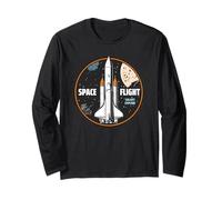 NASA Artemis II Space Flight Galaxy Explore Mission Long Sleeve T-Shirt
