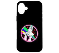 Nasa Artemis II Space Shuttle Rocket Moon Mission Patch Case for iPhone 16 Plus