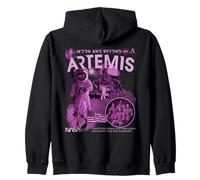 NASA Artemis Mission Astronauts to Moon Zip Hoodie