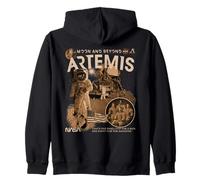 NASA Artemis Mission Astronauts to Moon Zip Hoodie