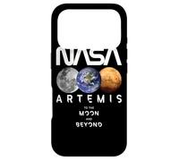 NASA Artemis Mission Earth Moon Mars Worm Logo Case for iPhone 17 Pro