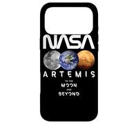 NASA Artemis Mission Earth Moon Mars Worm Logo Case for iPhone 17 Pro Max