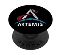 NASA Artemis Mission Logo with Lettering PopSockets Adhesive PopGrip
