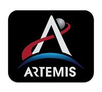 NASA Artemis Moon Logo Low Profile Thin Mouse Pad Mousepad