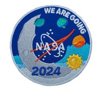NASA Artemis Program Patch (3.5 Inch) Return to The Moon 2024 Embroidered Iron-on or Sew-on Badge Astronaut Space Suit Souvenir Emblem Crest DIY Gift Patches