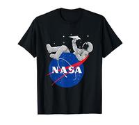 NASA Astronaut play with paper plane Logo T-Shirt