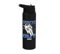 NASA Astronaut Spaced Out Stainless Steel Insulated Water Bottle