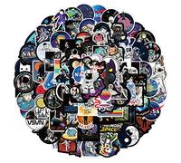 NASA Astronaut Stickers 100 pcs,Laptop Stickers Bomb Vinyl Stickers Pack for Auto Luggage Skateboard Motorcycle Decal for Teens Adults