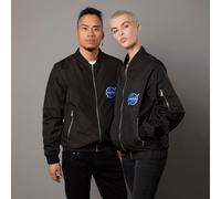 NASA Badged Bomber Jacket - Black - S