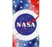 Nasa Bath Towel Stars 75 x 150 cm 100% Cotton Velour Quality Beach Towel Bath Towel Sauna Towel America USA Astronaut Space Shuttle Logo Pass. for Bed Linen