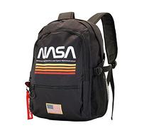 NASA Black-FAN HS Fight Backpack, Black, 18 x 31 x 44 cm, Capacity 24 L