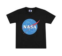 Nasa Boys Original Circle T-Shirt, Black, 9-10 Years