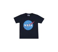 Nasa Boys' ORIGINAL LOGO T-Shirt, Navy, 7-8 Years