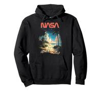 NASA Cape Canaveral Beach Shuttle Lift Off Space Program Pullover Hoodie