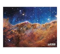 NASA Carina Nebula Print NASA Multicolor