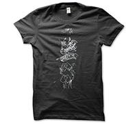 NASA Cat Drop Gravity Test - Men's Black Short Sleeve T-Shirt S-3XL (as8, Alpha, l, Regular, Regular)