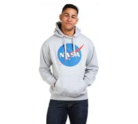 NASA Circle Logo Cotton Hoodie Mid Grey NASA Mid Grey XL