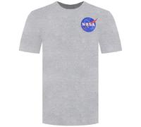 Nasa Men's CORE Logo T-Shirt, Grey (Sports Grey SPO), Small (Size:Small)