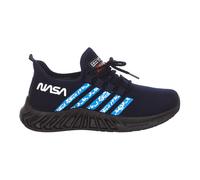 NASA CSK2050 WoMens high style lace-up sports shoes - Blue - Size EU 41