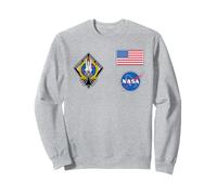 NASA Flight Suit Patches Easy Astronaut Halloween Costume Sweatshirt