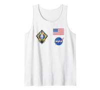 NASA Flight Suit Patches Easy Astronaut Halloween Costume Tank Top