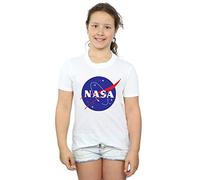 NASA Girls Classic Insignia Logo T-Shirt 9-11 Years White